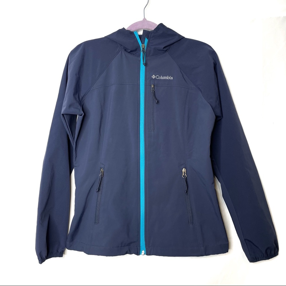 Columbia Purple Lightweight Full Zip Jacket
